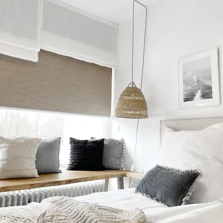 Zentrales Strandnahes Design-apartment Mit Balkon Und Parkplatz *