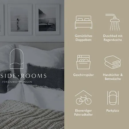 Zentrales Strandnahes Design-apartment Mit Balkon Und Parkplatz Timmendorfer Strand