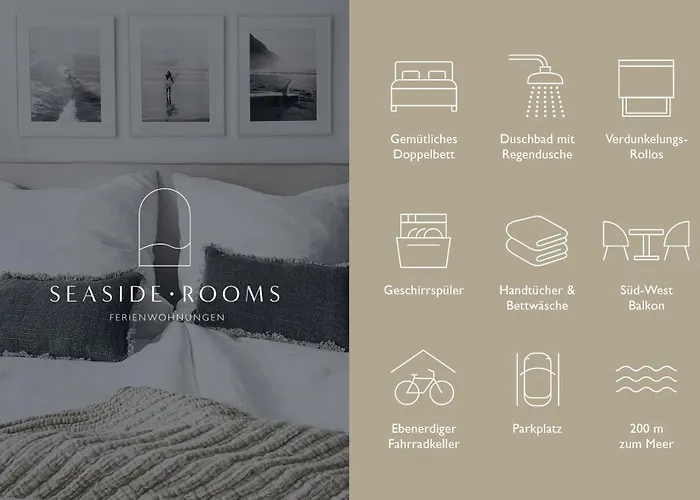 Seaside - Zentrales Design-apartment Mit Balkon & Parkplatz - 2 Minuten Zum Timmendorfer Strand